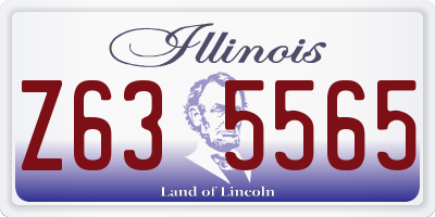 IL license plate Z635565
