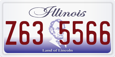 IL license plate Z635566