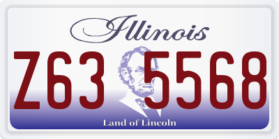 IL license plate Z635568