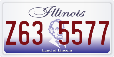 IL license plate Z635577