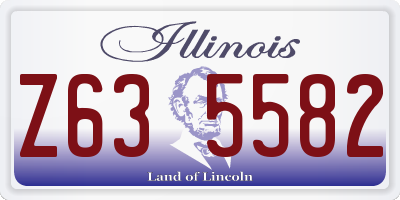 IL license plate Z635582