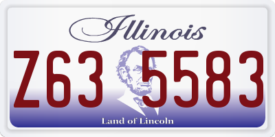 IL license plate Z635583