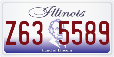 IL license plate Z635589
