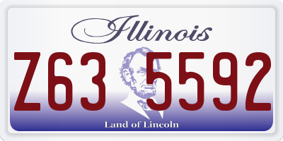 IL license plate Z635592