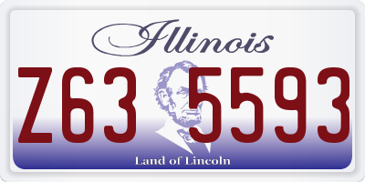 IL license plate Z635593