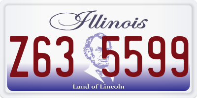 IL license plate Z635599
