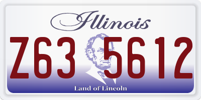 IL license plate Z635612