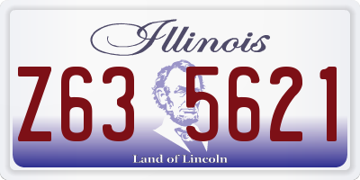 IL license plate Z635621