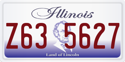 IL license plate Z635627