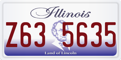 IL license plate Z635635