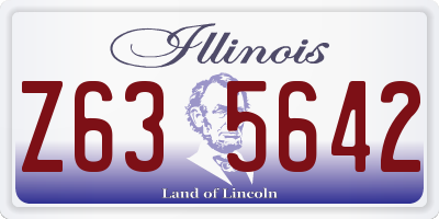 IL license plate Z635642