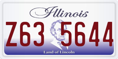 IL license plate Z635644
