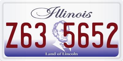 IL license plate Z635652