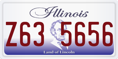 IL license plate Z635656
