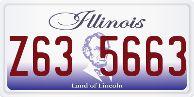 IL license plate Z635663