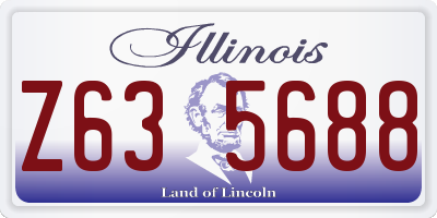 IL license plate Z635688