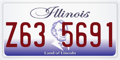 IL license plate Z635691