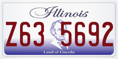 IL license plate Z635692