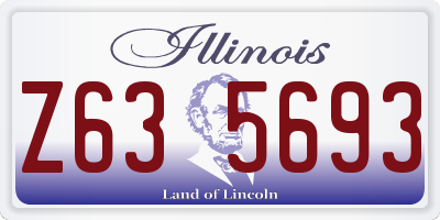 IL license plate Z635693