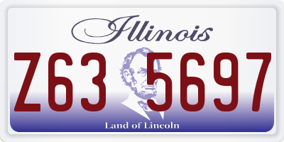 IL license plate Z635697