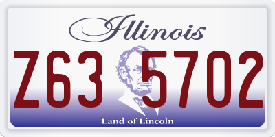 IL license plate Z635702