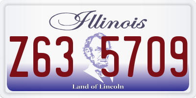IL license plate Z635709