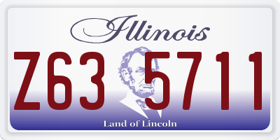 IL license plate Z635711