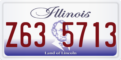 IL license plate Z635713