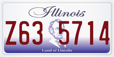 IL license plate Z635714