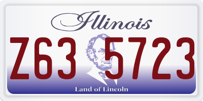 IL license plate Z635723