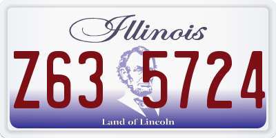 IL license plate Z635724