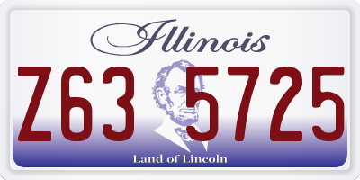IL license plate Z635725