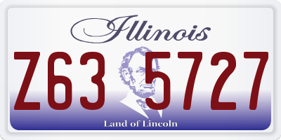 IL license plate Z635727