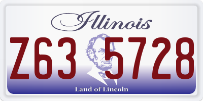 IL license plate Z635728