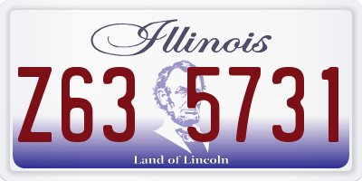 IL license plate Z635731