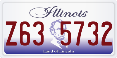 IL license plate Z635732