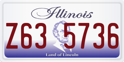 IL license plate Z635736