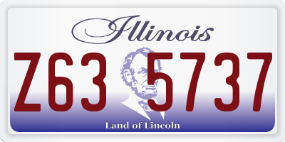 IL license plate Z635737