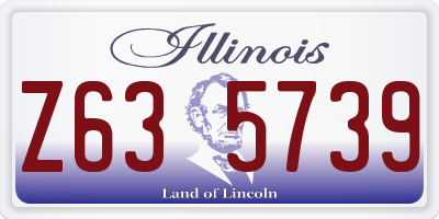 IL license plate Z635739
