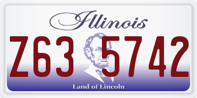 IL license plate Z635742