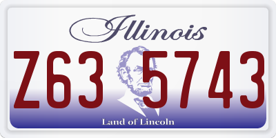 IL license plate Z635743