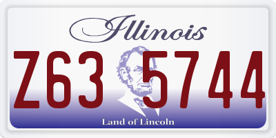 IL license plate Z635744