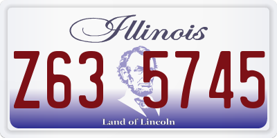 IL license plate Z635745