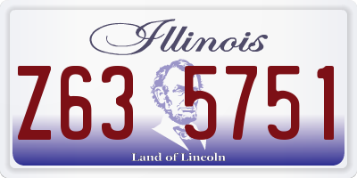 IL license plate Z635751