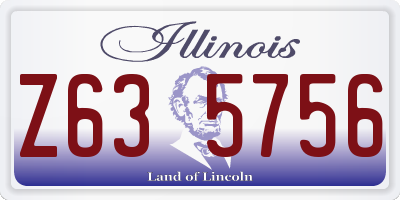 IL license plate Z635756