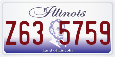 IL license plate Z635759