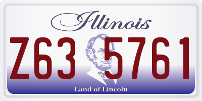 IL license plate Z635761