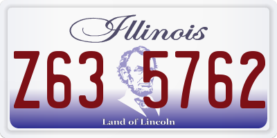 IL license plate Z635762