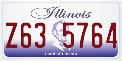 IL license plate Z635764