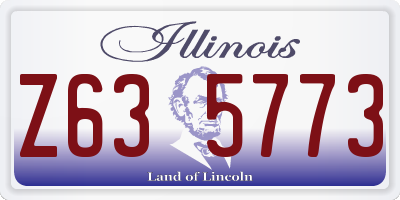 IL license plate Z635773